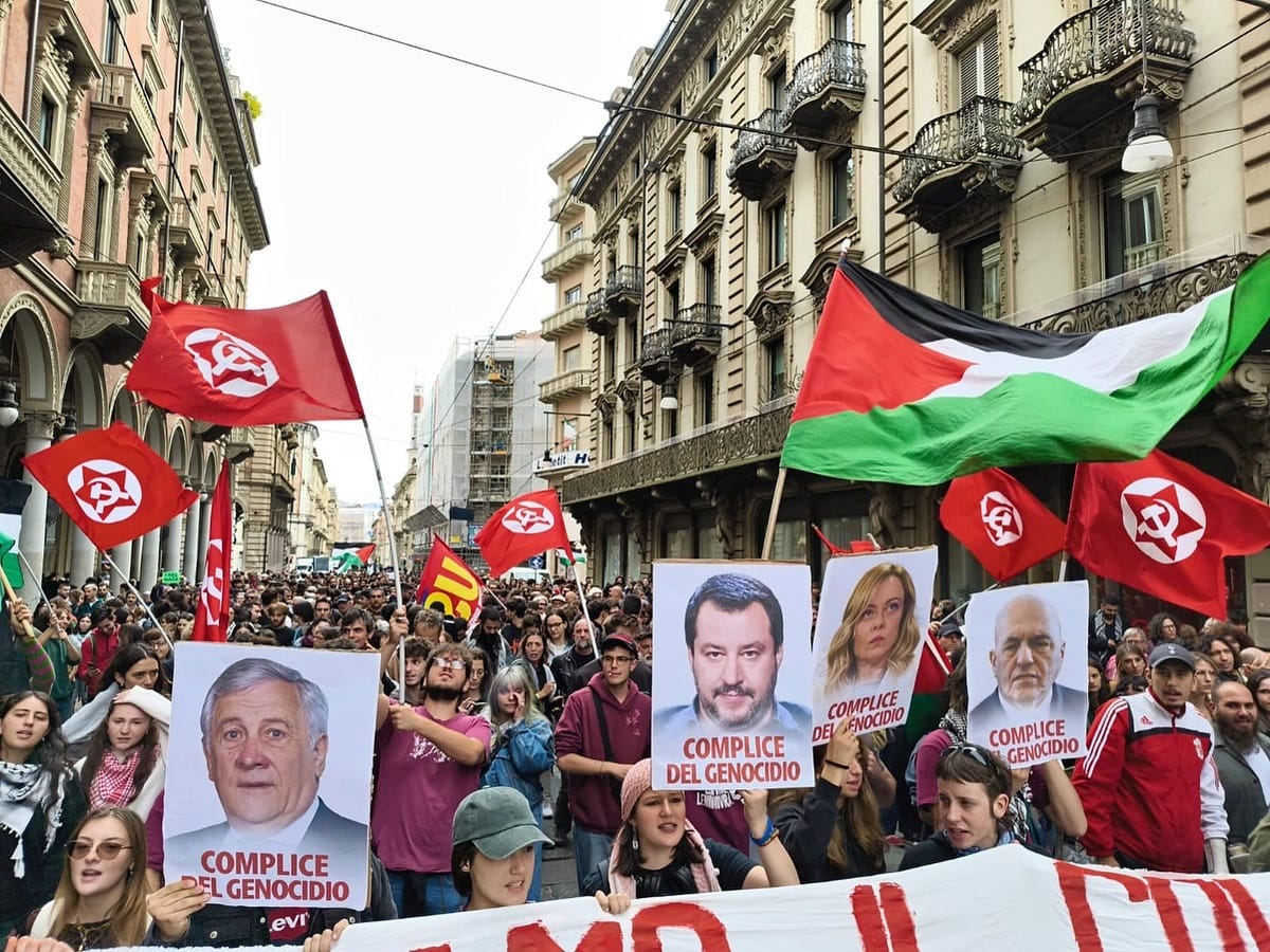 Sobre as enormes mobilizações pela Palestina na Itália