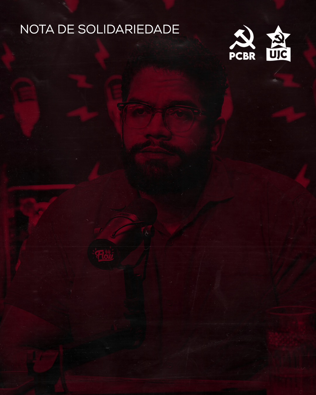 Nota de solidariedade ao camarada Jones Manoel