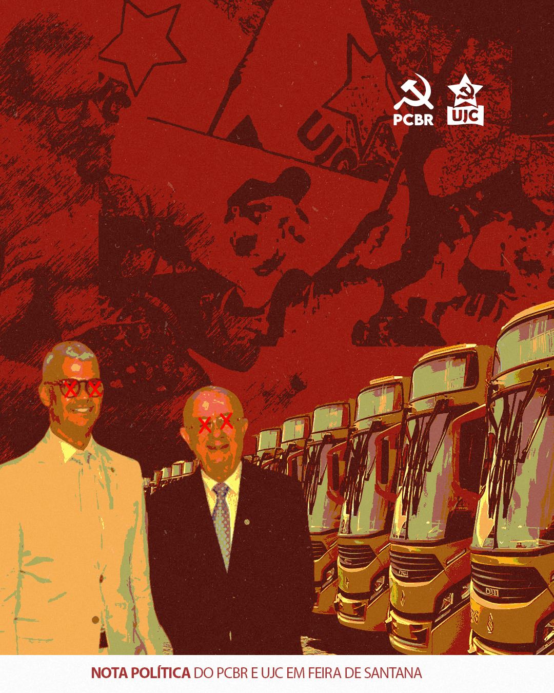 Nota política - Gestão Zé Ronaldo e Pablo Roberto: Inimigos do povo feirense! O escárnio da Prefeitura em relação ao transporte público