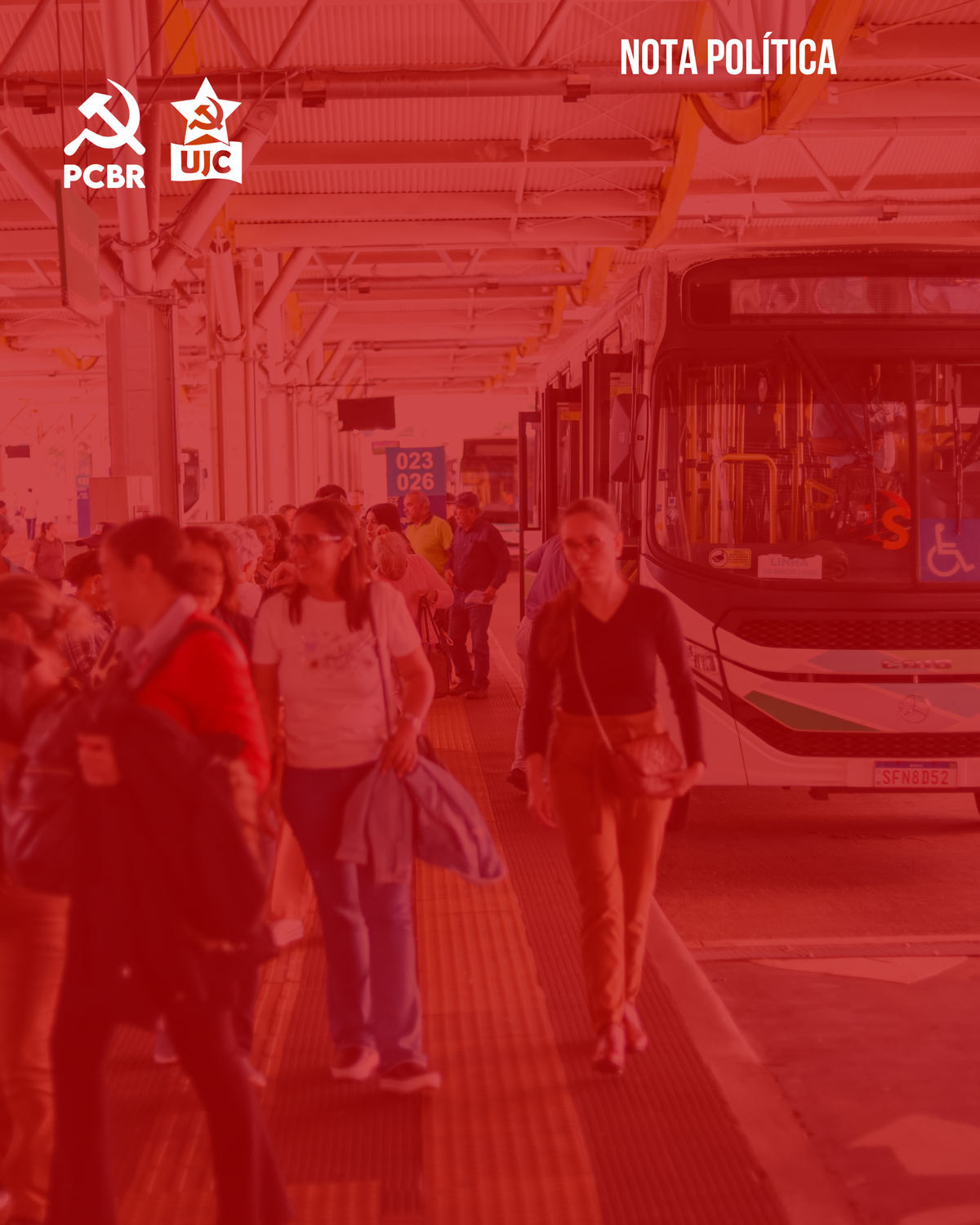 Contra o aumento da tarifa: transporte não é mercadoria! Por um sistema 100% público e Passe Livre universal!